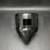Guantes de Boxeo Negros Personalizables de Primera Calidad, con Agarre Ergonómico, Cuero Vacuno Genuino, Acolchado Grueso de 4 Capas, Cierre de Cordones, Antideslizantes, de Secado Rápido