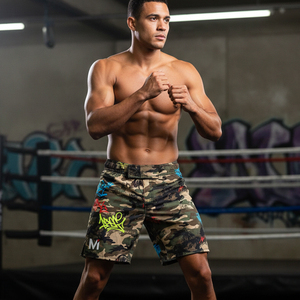 Pantalones Cortos Profesionales de MMA con Diseño Personalizado, Sublimación, Pantalones de Lucha de Alto Rendimiento para Entrenamiento de BJJ - Product Image 6