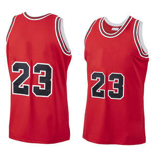 Maillot de basketball personnalisé et respirant 100 % polyester pour homme, grande taille, avec logo sur mesure, service OEM, idéal pour l'entraînement - Product Image 1