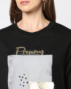 Camiseta Casual de Verano para Mujer, Corte Cuadrado, con Logotipo Personalizado, Manga Corta, 100% Algodón, Transpirable, en Venta - Product Image 4