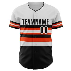 Camiseta de Béisbol Personalizada Unisex de Manga Corta con Botones al Frente, Nombre del Equipo 00, Estampado por Transferencia de Calor a Rayas, Absorbe la Humedad, 220g - Product Image 3