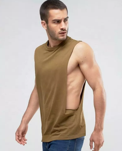 Débardeurs en polyester respirant pour hommes LUXE ATTIRE INDUSTRY, tissu tricoté 180g, col rond uni, style décontracté pour l'entraînement et le quotidien - Product Image 3