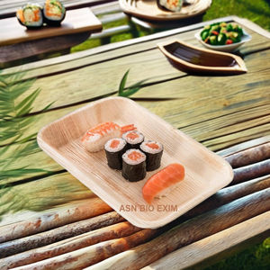 Platos desechables de hoja de palma compostables y biodegradables, mejor alternativa al juego de vajilla de fiesta a granel de plástico, respetuoso con el medio ambiente - Product Image 2