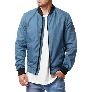DAIZEN <b>STAR</b> INTERNATIONA Men's Bomber <b>Jacket</b> Solid Color Zipper Closure Stand Collar Polyester Cotton Windproof Casual Winter - Product Image 5