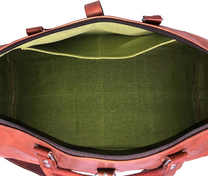 Weekender Genuine Leather Travel Duffle Bag 20-36L Waterproof Multi-Functional Unisex Luggage for Outdoor Activities - Product Image 6