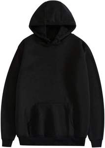 Sweat-shirts élégants pour hommes, décontractés, automne/hiver, couleur unie, en molleton, 100% coton, respirants, écologiques - Product Image 3