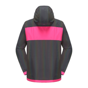Veste d'hiver softshell personnalisée, style streetwear, col montant, doublure polaire chaude, coupe-vent, imperméable, en toile, pour service OEM - Product Image 4
