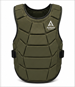 Chaleco de Equitación de Neopreno Negro para Invierno, Protector de Pecho con Diseño Transpirable Ajustable y Acolchado Extendido para Niños y Adultos - Product Image 2