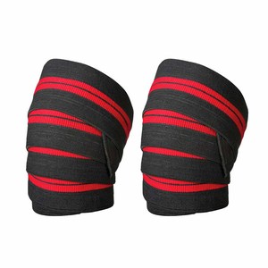 Professional Fitness Knee Wraps For Gym Workout <b>Weight</b> <b>Training</b> Squat Compression Support Exercise Athletic Performance Gear - Product Image 1