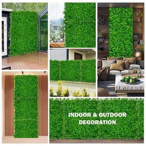 Pannelli in legno di bosso 20 \ "x20 \" parete in erba per interni esterni giardino decorazione 20 pz protezione protezione solare sfondo verde per parete - Product Image 3