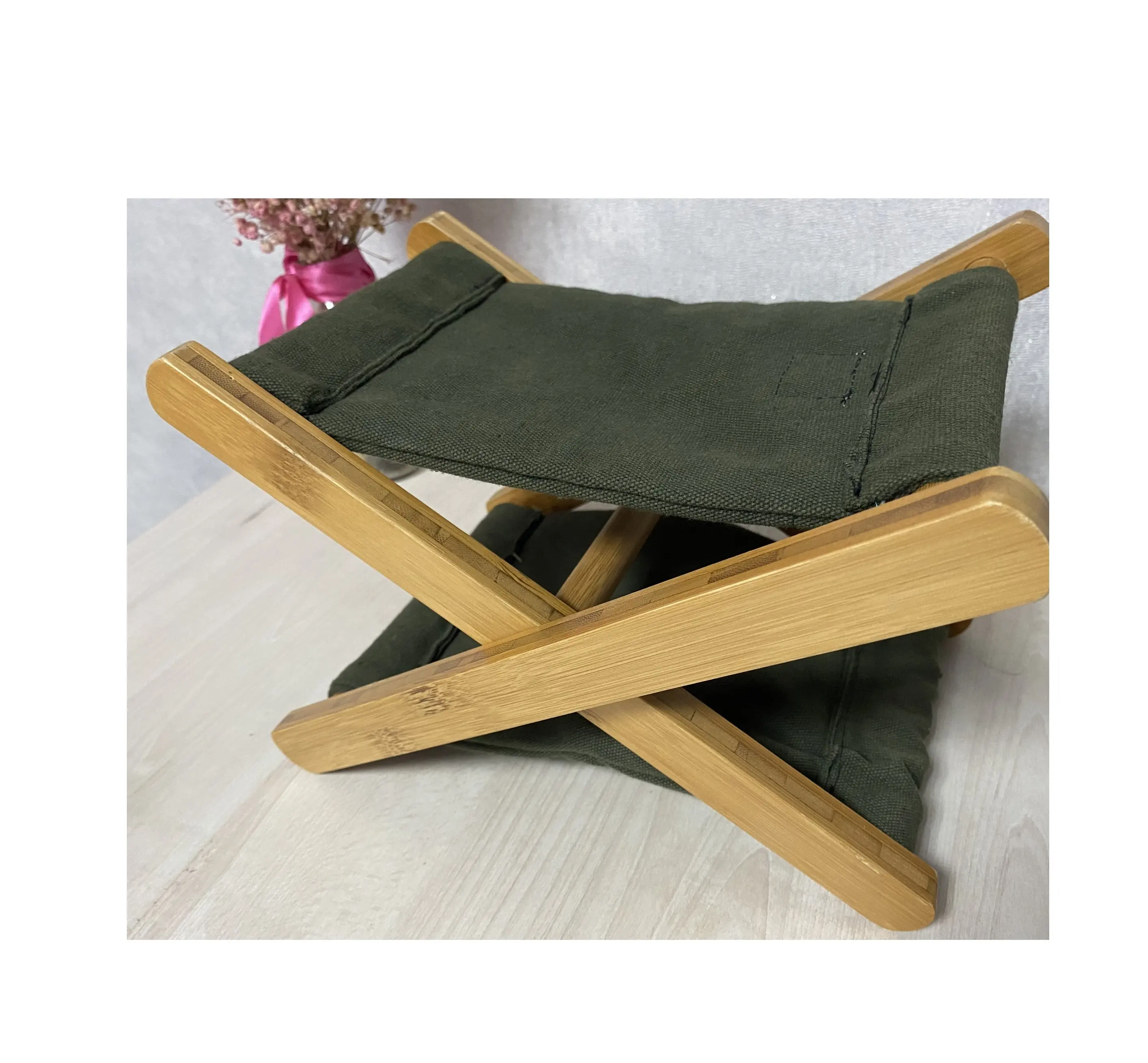 Poggiatesta in legno tropicale di bambù per sedie a sdraio legno moderno mobili da esterno decorazione giardino