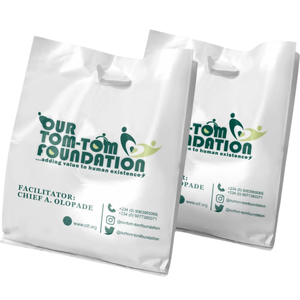 Heavy Load Biodegradable Poly Bags HDPE <b>Plastic</b> <b>Packaging</b> Custom Printed Waterproof Durable Drawstring OEM Supplier - Product Image 1