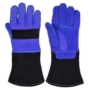 Vente flash, prix bas, gants de soudage en cuir de buffle de qualité supérieure, vente en gros, gants de travail pour soudeurs sur mesure avec logo privé - Product Image 2