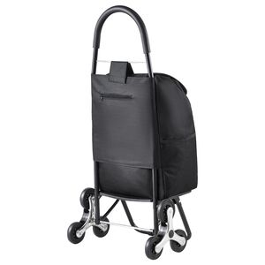 Carrello Saliscale Leggero a 6 Ruote, Carrello Pieghevole da 36L per la Spesa e il Bucato con Funzione di Salita Assistita - Product Image 2