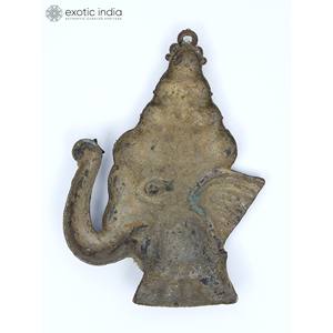 10 \ "en laiton Ganesha tenture murale élégante sculpture de dieu hindou pour la décoration intérieure - Product Image 4