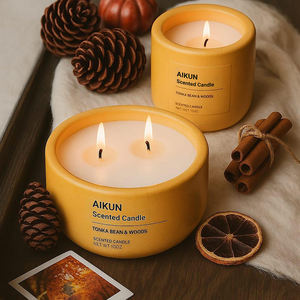 AIKUN Natural Wax Aromatherapy <b>Candle</b> with Hot Berry & <b>Orange</b> Blossom, Slow Burning Scented <b>Candle</b> Wholesale - Product Image 2
