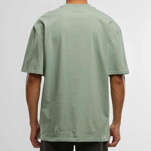 T-shirt col rond en coton 100% de qualité supérieure avec impression graphique, vente en gros, modèle épaule, très populaire - Product Image 2