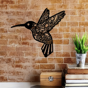 CIFbuy Decorazione da Parete Vintage a Forma di Colibrì in Ferro per Interni ed Esterni, Giardino, Patio, Soggiorno, Casa - Servizio di Ritiro Disponibile - Product Image 3