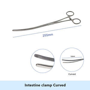 Premium Quality Surgical Instruments Manual Intestine Clamp <b>Pliers</b> for Pet Cats Dogs <b>Set</b> CE By Dentavex - Product Image 5