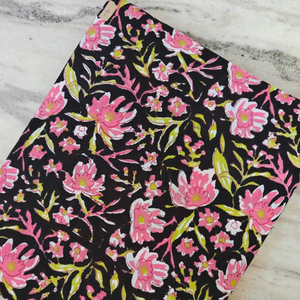 Sanaganeri Cotton <b>Block</b> <b>print</b> Fabric Jaipur Hand <b>Block</b> printed fabric Indian Fabric For dresses Wholesale Cotton fabric supplier - Product Image 1