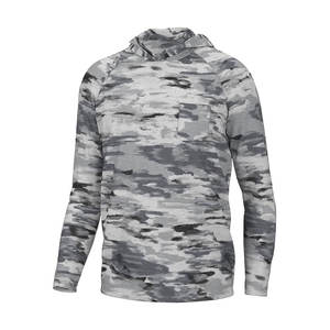 Sudadera con Capucha de Camuflaje de Forro Polar Ligero y Térmico para Hombre y Mujer, con Logotipo Personalizado, Talla Grande, Cálida, Transpirable y Resistente al Viento - Product Image 3