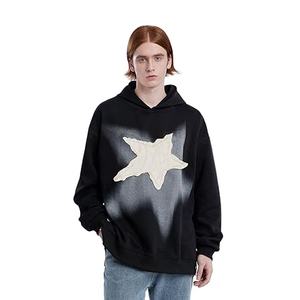 เสื้อฮู้ดดี้ผู้ชายผ้าฝ้ายคุณภาพสูง ทรงปกติ ปักลายตามสั่ง ดีไซน์พิเศษ ผ้าฟลีซ หนานุ่ม ใส่สบาย เหมาะสำหรับฤดูหนาว - Product Image 1