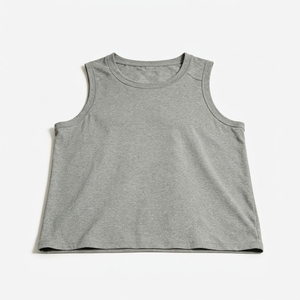 <b>White</b> Custom <b>Men's</b> <b>Vest</b>-Quick Dry Heat-Transfer Printed Stand Collar Knitted Fabric Gym Fitness Wear with Embroidery - Product Image 5