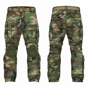 Custom Clothing Camouflage <b>Cargo</b> Pants Manufacturer <b>Men</b> Outdoor Work Trousers High Quality Multi Pocket Casual Utility Pants - Product Image 6