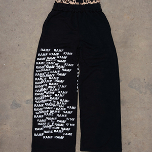 Wholesale OEM/ODM Street Wear Custom Dtg Printed <b>Oversized</b> Wide Leg Baggy Double Waist Jogger <b>Sweatpants</b> for Men - Product Image 2
