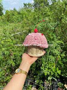 Cesta de Mimbre de Lujo para Cupcakes, Caja de Regalo de Dulces Hecha a Mano, Cesta Decorativa para Ramadán y Eid - Product Image 6
