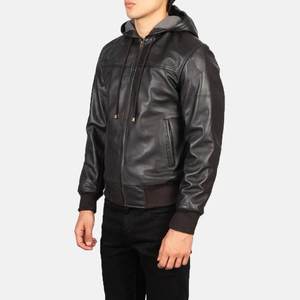 New Causal Vintage PU Leather <b>Jacket</b> Coat Men Spring Outfit Design Motor Biker Pocket Leather <b>Jacket</b> New Arrival Men's Casual - Product Image 2