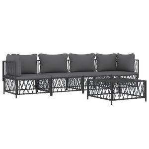 Set Lounge da Giardino Antracite - Product Image 3