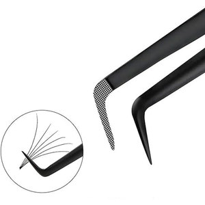 Extension Tweezers Stainless Steel Eyelash Application Tool For Volume Classic Hybrid <b>Lash</b> Extension Beauty Professionals - Product Image 2