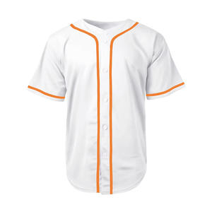 Maillot de baseball unisexe, service OEM, impression de logo personnalisé, respirant, manches courtes, faible MOQ, vêtements de baseball - Product Image 4