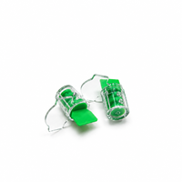 Sceau de compteur en plastique numéroté haute sécurité YSD avec boîtier transparent et insert coloré pour boîtes d'utilité publique et armoires électriques
