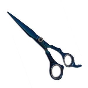 Ciseaux de barbier ergonomiques, lame incurvée en acier inoxydable, pour droitiers, ciseaux de coupe de cheveux professionnels, résistants à la rouille, pour salon - Product Image 3