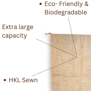 Saco de Yute de Grado Alimenticio, Biodegradable, Ecológico y Natural para Envasado y Exportación de Café, Cacao, Granos y Frijoles - Product Image 6