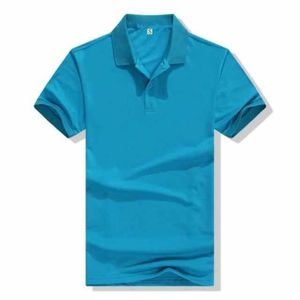 Polo à manches courtes rouge pour homme, coupe classique, décontracté, tricoté, couleur unie, t-shirt uni teint - Product Image 3