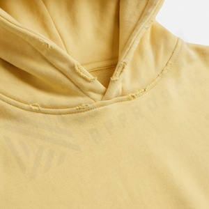 Sweat à capuche oversize en molleton pour homme, collection automne, respirant, 100% personnalisable (couleur et logo imprimé), style streetwear - Product Image 4