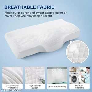 หมอนเมมโมรีโฟมทรงโค้งสำหรับบรรเทาอาการปวดคอป้องกันการนอนกรน - Product Image 5