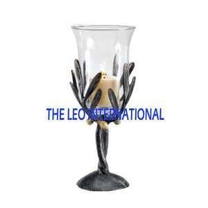 Set 2 Attractive Designer Handmade Decorative Metal <b>Hurricanes</b> <b>Candle</b> Holder Modern Candlestick Handmade <b>Candle</b> Stand - Product Image 5