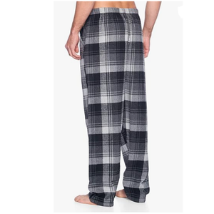 Pantalones de Pijama para Hombre de Alta Calidad, 100% Algodón, Franela Suave, Ropa de Dormir Informal con Logotipo Personalizado en la Cintura, Diseño a Cuadros - Product Image 2