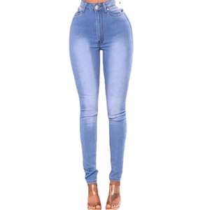 Jeans de Mezclilla Rectos Casuales para Mujer, Cintura Media, Desgastados y Rotos, 100% Algodón - Product Image 6