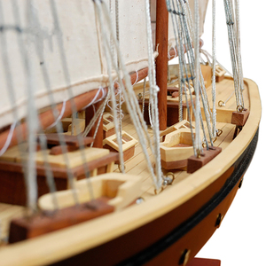 Modelo de velero pintado a mano, estilo atlántico, grande, para exhibición en hoteles, oficinas, hogares y como regalo - Contacto para venta al por mayor - Product Image 5