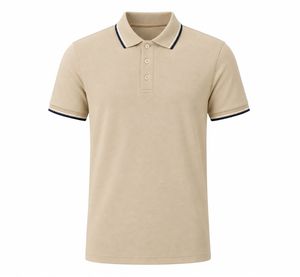 Chemise piqué à manches courtes vert foncé pour homme, décontractée, respirante, tricotée, couleur unie, coupe classique, polyester/coton - Product Image 2