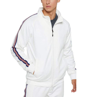 Ensemble de survêtement streetwear slim fit pour homme Ville Sports, 100% coton molletonné 300 GSM, séchage rapide, logo personnalisé sérigraphié sur le devant