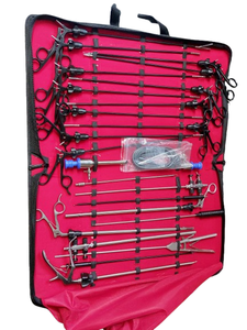 Kit d'instruments chirurgicaux laparoscopiques manuels de haute qualité, qualité allemande, 28 pièces, pour laparoscopie et endoscopie, chirurgie de la colonne vertébrale, certifié CE - Product Image 3