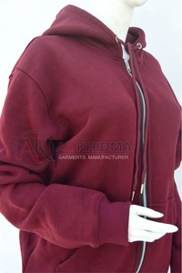 Sudadera con Capucha de Forro Polar Premium para Mujer, Diseño Personalizado, Marca Privada OEM ODM, Ropa Deportiva 100% Algodón Antiarrugas - Product Image 3