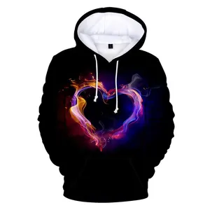 New Hot Sale Hewan 3D Sublimasi Kuda Hoodie Merek Desain Pullover Musim Gugur dan Musim Dingin