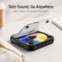 Reproductor de CD Portátil Transparente Personalizado para Viajes Musicales con Bluetooth, Venta al Por Mayor de Fábrica OEM